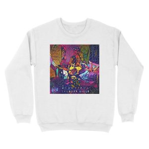 Alternative view of Abstract Beautiful Thugger Girls Unisex Crewneck Sweatshirt