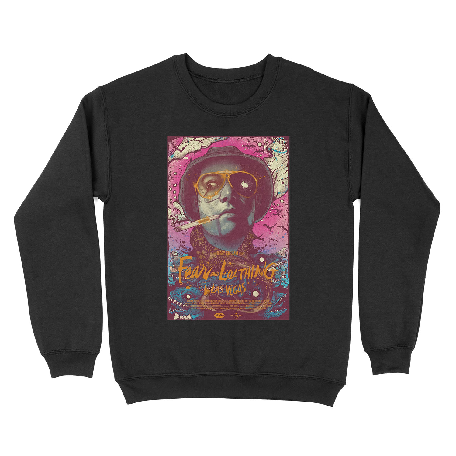 abstract fear and loathing Unisex Crewneck Sweatshirt