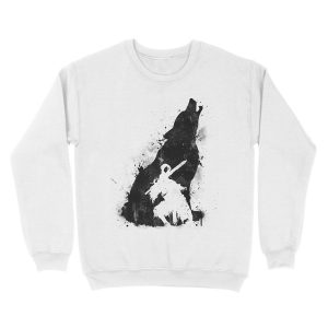 Alternative view of Abyss Warrior VERSION BLACK Unisex Crewneck Sweatshirt