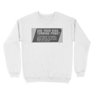 Alternative view of Achtung Unisex Crewneck Sweatshirt
