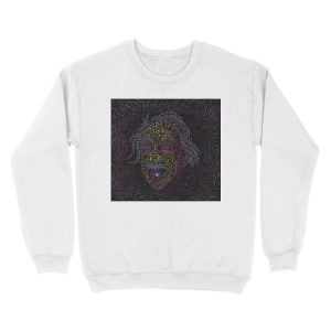 Alternative view of Acid Scientist tongue out psychedelic art poster Unisex Crewneck Sweatshirt