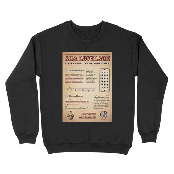 Ada Lovelace: First Computer Programmer Unisex Crewneck Sweatshirt