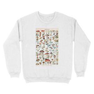Alternative view of Adolphe Millot - Champignons pour tous - French vintage poster Unisex Crewneck Sweatshirt