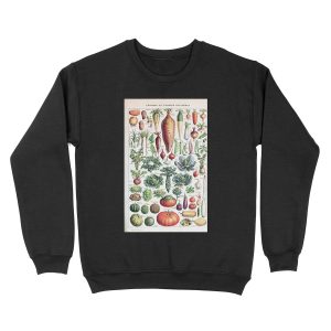 Adolphe Millot - Légumes pour tous - French vintage poster Unisex Crewneck Sweatshirt