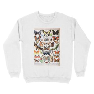 Alternative view of Adolphe Millot - Papillons A - French vintage poster Unisex Crewneck Sweatshirt