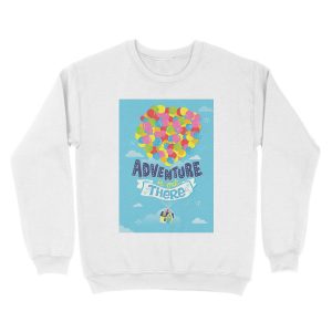 Alternative view of Adventure is out there Unisex Crewneck Sweatshirt