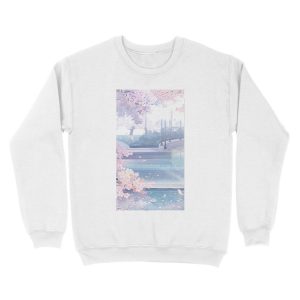 Alternative view of Aesthetic Anime Unisex Crewneck Sweatshirt