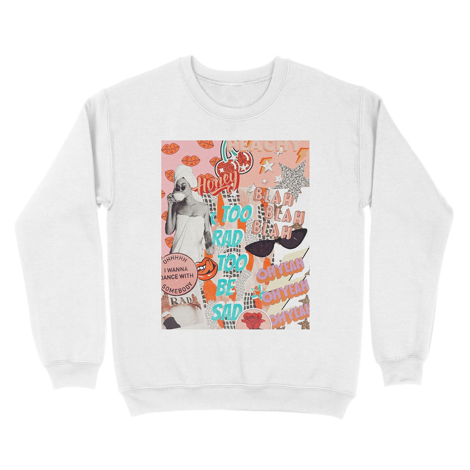 Aesthetic Collage Unisex Crewneck Sweatshirt - Image 2