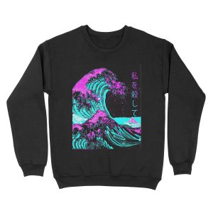 Aesthetic: The Great Wave off Kanagawa - Hokusai Unisex Crewneck Sweatshirt