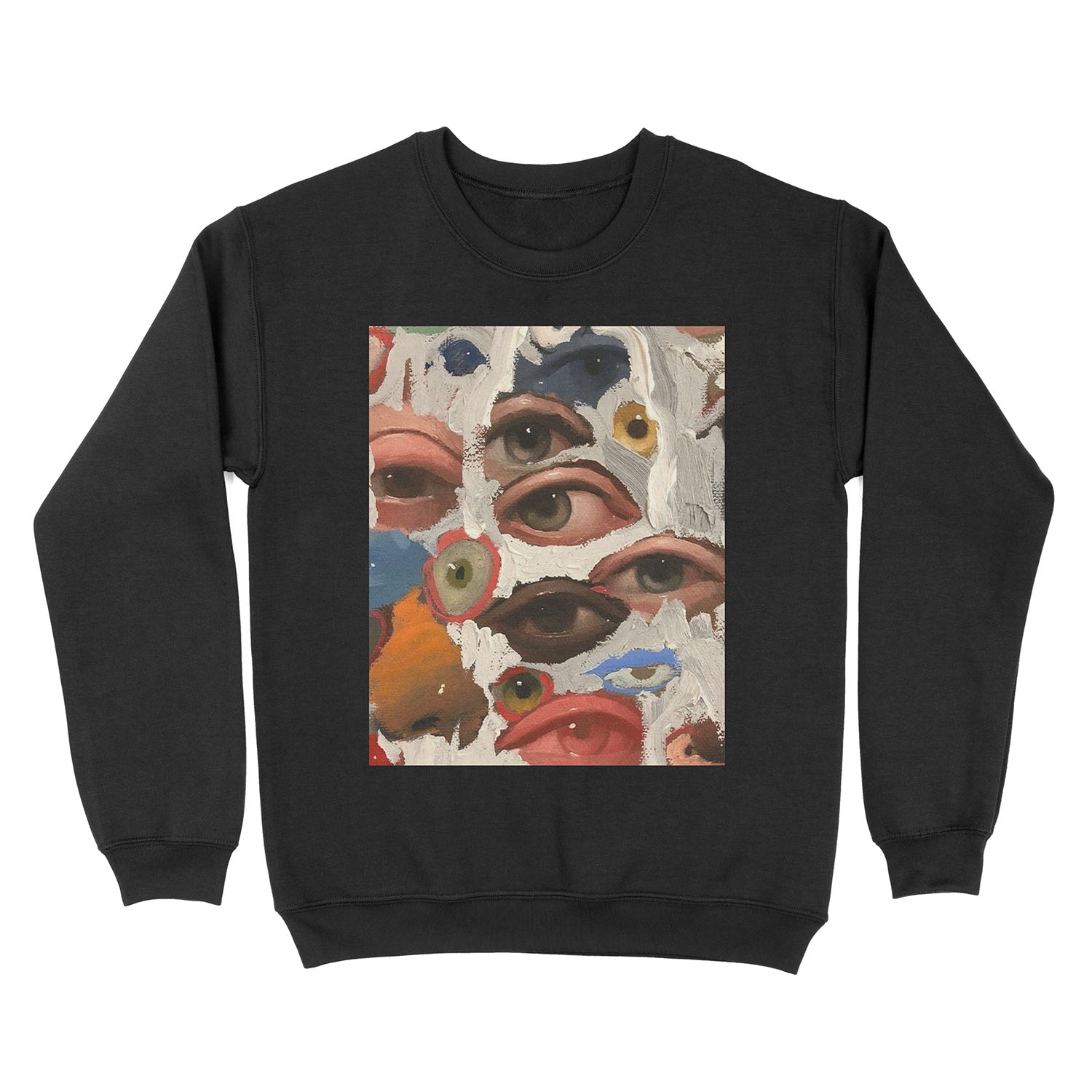 aesthetic vintage eye painting design Unisex Crewneck Sweatshirt