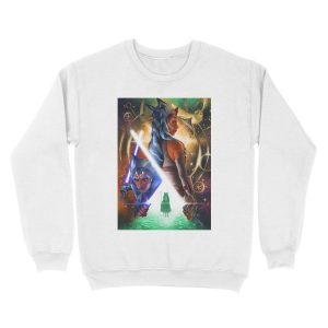Alternative view of Ahsoka Tano Lives Unisex Crewneck Sweatshirt