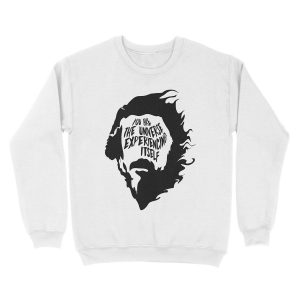 Alternative view of Alan Watts You Are the Universe Experiencing Itself Unisex Crewneck Sweatshirt