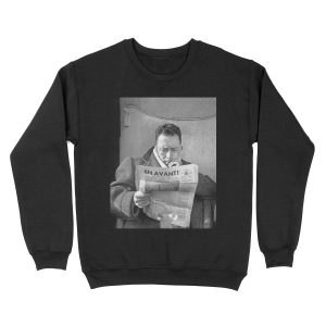 Albert Camus Portrait Tee Unisex Crewneck Sweatshirt