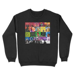 album cover collage Unisex Crewneck Sweatshirt