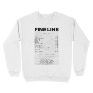 Alternative view of album receipt Unisex Crewneck Sweatshirt