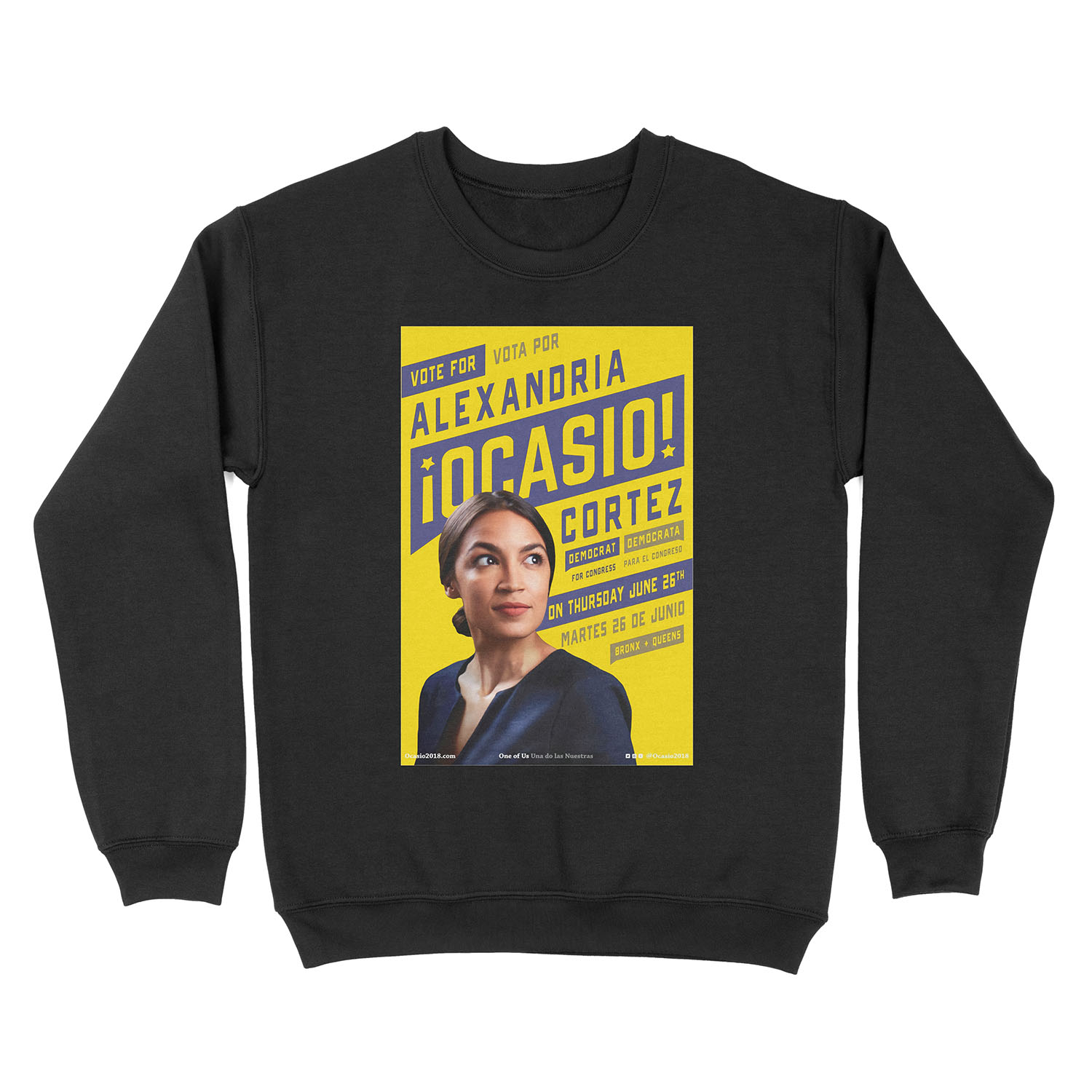 Alexandria Ocasio Cortez Campaign Unisex Crewneck Sweatshirt