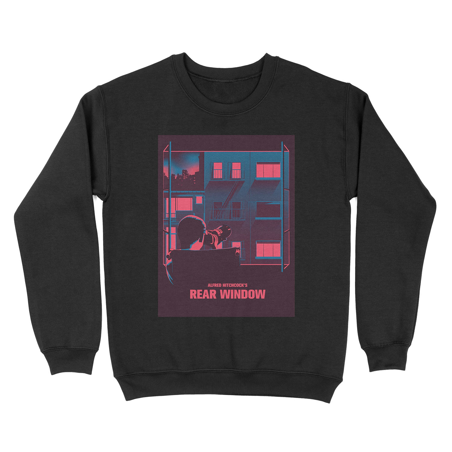 Alfred Hitchcock - Rear Window Unisex Crewneck Sweatshirt