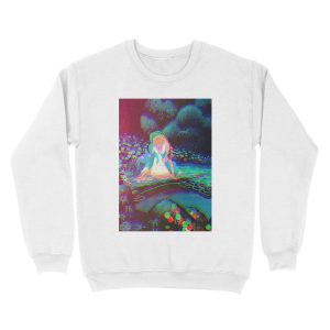 Alternative view of Alice in Wonderland Trippy Unisex Crewneck Sweatshirt
