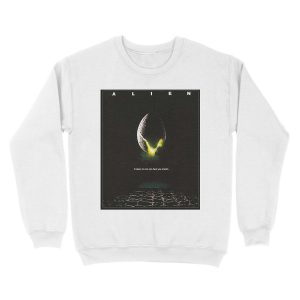 Alternative view of Alien. Egg, Movie, Film, Unisex Crewneck Sweatshirt. Unisex Crewneck Sweatshirt