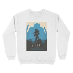 Alternative view of Aliens (1986) Custom Unisex Crewneck Sweatshirt