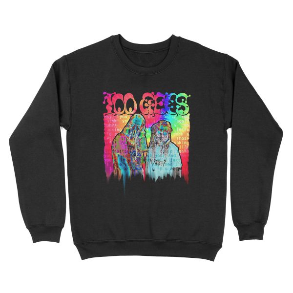 all 100 gecs of the rainbow Unisex Crewneck Sweatshirt