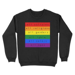 All-Inclusive LGBTQ Unisex Crewneck Sweatshirt