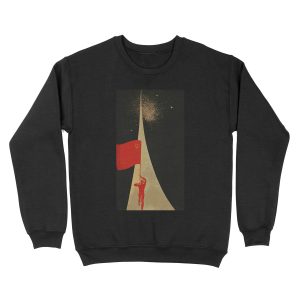 all the way up to the stars - soviet union propaganda Unisex Crewneck Sweatshirt