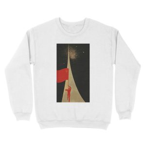Alternative view of all the way up to the stars - soviet union propaganda Unisex Crewneck Sweatshirt