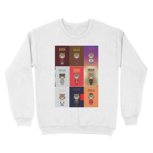 Alternative view of All - Vertical Unisex Crewneck Sweatshirt
