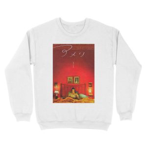 Alternative view of Amelie Japanese Film poster Unisex Crewneck Sweatshirt