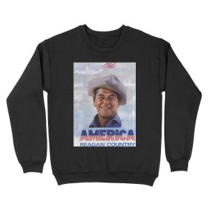 America Reagan Country - Vintage 1980s Campaign Unisex Crewneck Sweatshirt