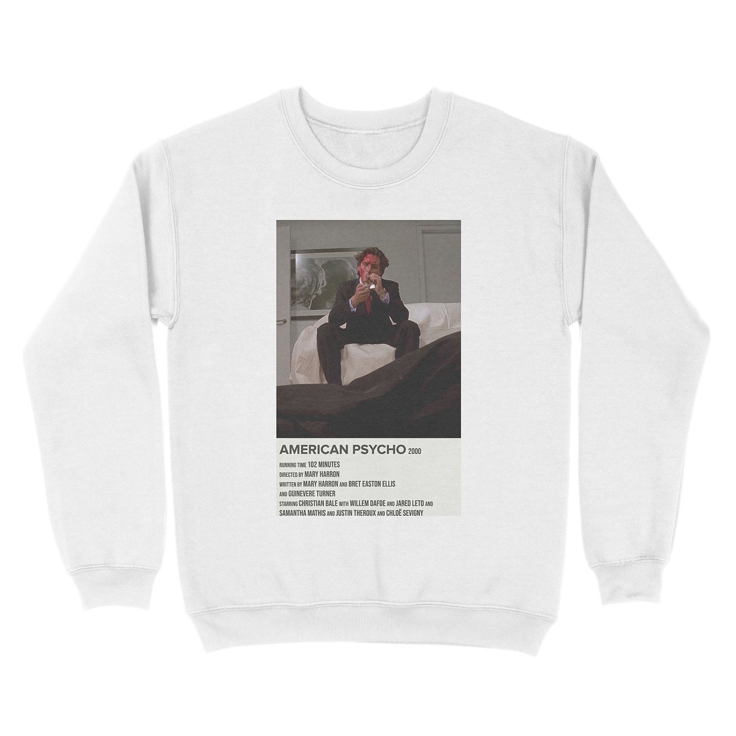 american psycho (2000) Unisex Crewneck Sweatshirt - Image 2