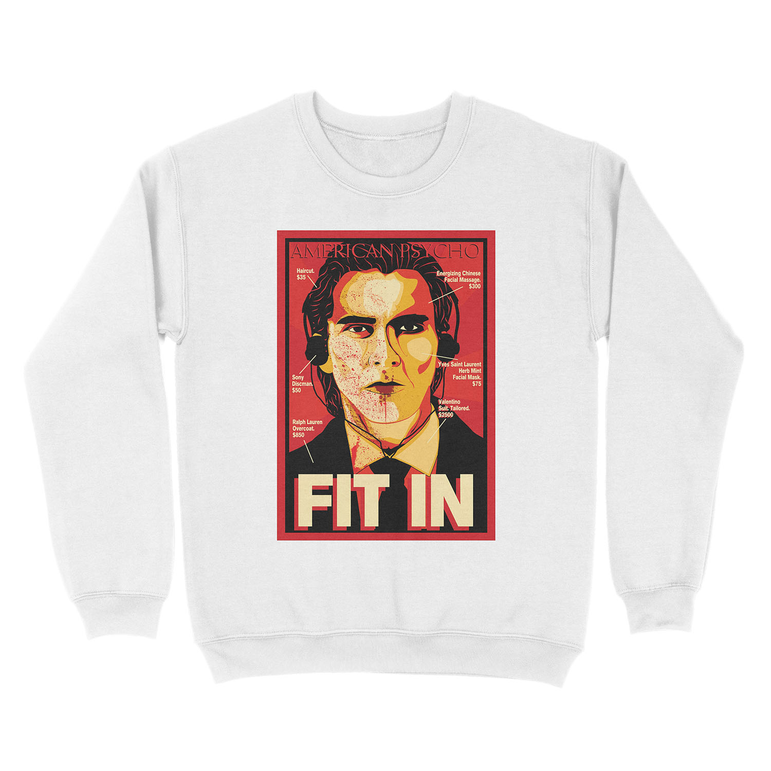 American Psycho: In Movie Unisex Crewneck Sweatshirt - Image 2