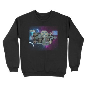 Among Us Map Unisex Crewneck Sweatshirt