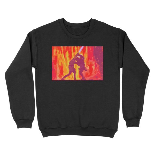 Anakin and Obi-Wan's Duel Unisex Crewneck Sweatshirt