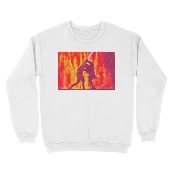 Anakin and Obi-Wan's Duel Unisex Crewneck Sweatshirt - Image 2