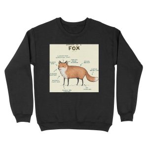 Anatomy of a Fox Unisex Crewneck Sweatshirt