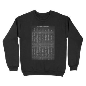 Ancient Alphabets Unisex Crewneck Sweatshirt