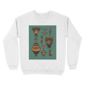 Alternative view of Ancient Greek Pottery Unisex Crewneck Sweatshirt