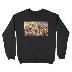 Angel Beats! Characters Unisex Crewneck Sweatshirt