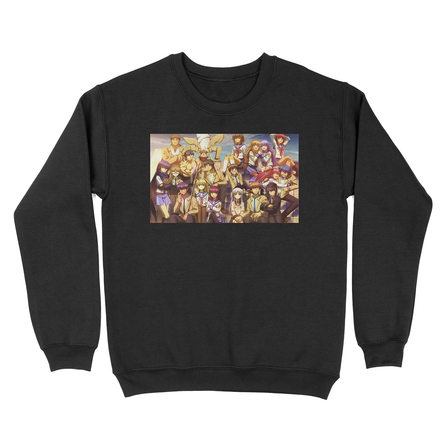 Angel Beats! Characters Unisex Crewneck Sweatshirt