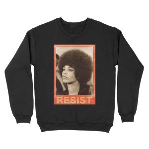 Angela Davis - Resist Unisex Crewneck Sweatshirt