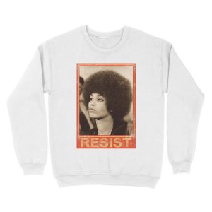 Alternative view of Angela Davis - Resist Unisex Crewneck Sweatshirt