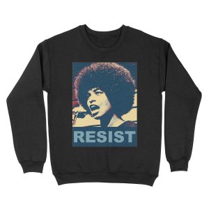 Angela -RESIST Unisex Crewneck Sweatshirt