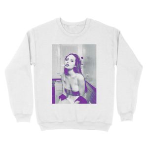 Alternative view of Angelina Jolie - Circa 1994 Unisex Crewneck Sweatshirt