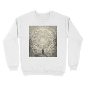 Alternative view of ANGELS AND DEMONS. Dante, Heaven, Heavenly, The Divine Comedy, Gustave Dore, Highest, Heaven. Unisex Crewneck Sweatshirt