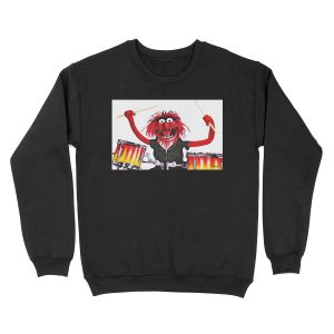 Animal Drummer Unisex Crewneck Sweatshirt