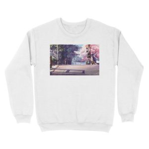 Alternative view of Anime Scenery 1 Unisex Crewneck Sweatshirt