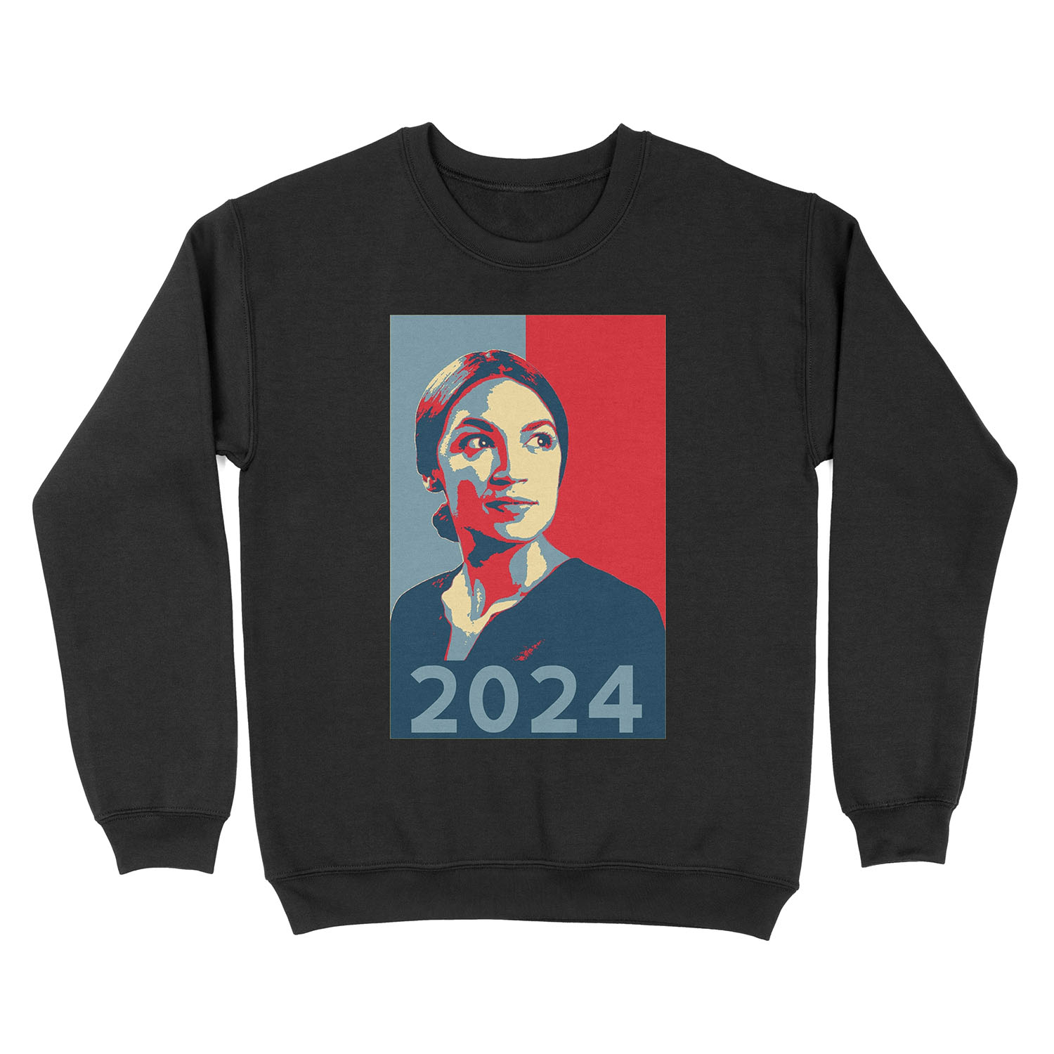 AOC for President 2024 Alexandria Ocasio-Cortez tshirt HOPE Unisex Crewneck Sweatshirt
