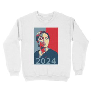 Alternative view of AOC for President 2024 Alexandria Ocasio-Cortez tshirt HOPE Unisex Crewneck Sweatshirt